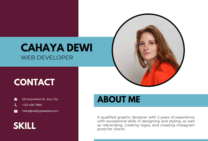 create perfect CV and content writing for professional use